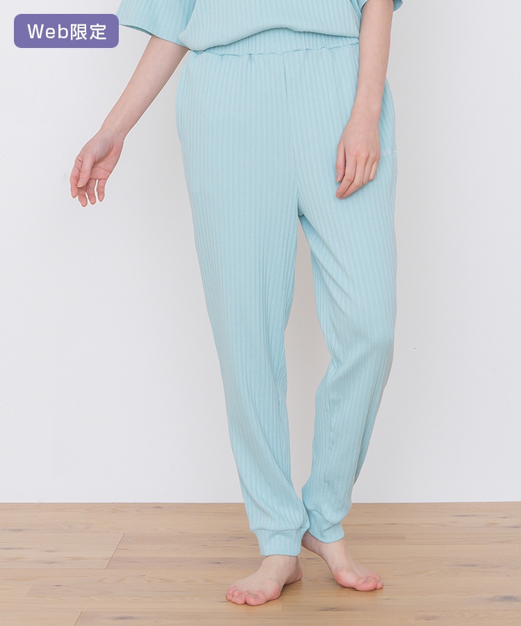 新品未使用・タグ付き】SUKALA ジョガーパンツ Lサイズ 青色（タイダイ