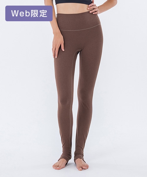 SUKALA】メランジトレンカレギンス(S・M・Lサイズ モカブラウン
