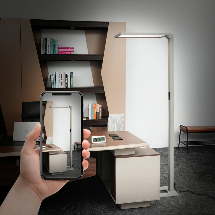 YUJILEDS Mission-02 Wellbeing Daylight 98 CRI 6000lm Floor Lamp 4000K