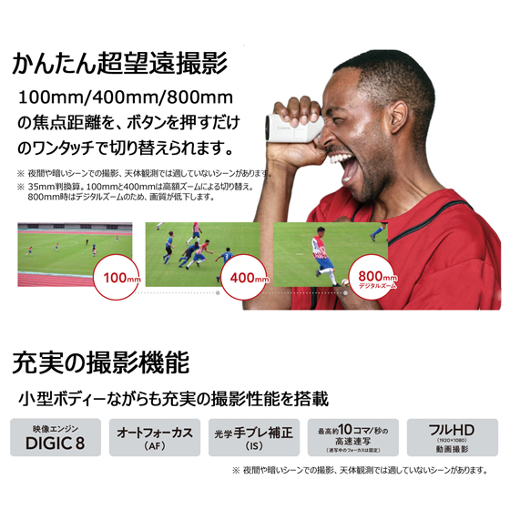 販売終了】PowerShot ZOOM（ホワイト）:コンパクトデジタルカメラ 通販