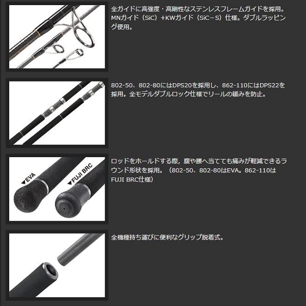 オリムピック オフショアロッド プロトン・ツナ GPRTS-862-110【大型