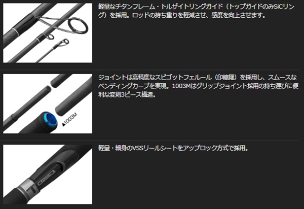 オリムピック ショアジグロッド ヴェントプロトタイプ 24GVENPS-1003M