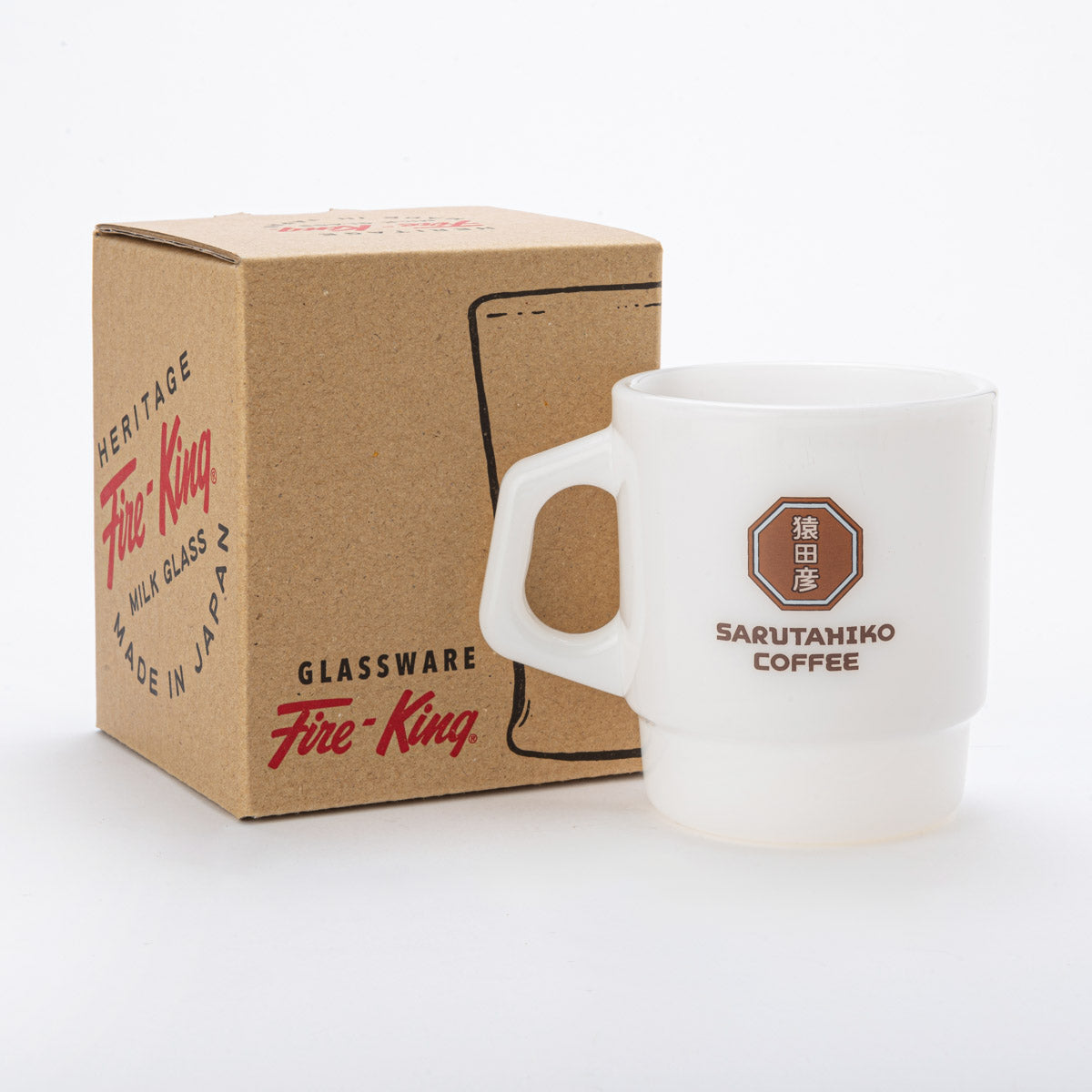 Fire-King スタッキングマグ AMAZING COFFEE × 猿田彦珈琲 – Fire-King