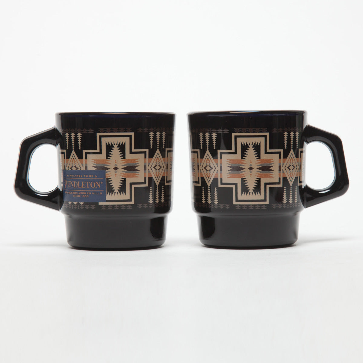 Fire-King スタッキングマグ PENDLETON [ハーディング] ブラック