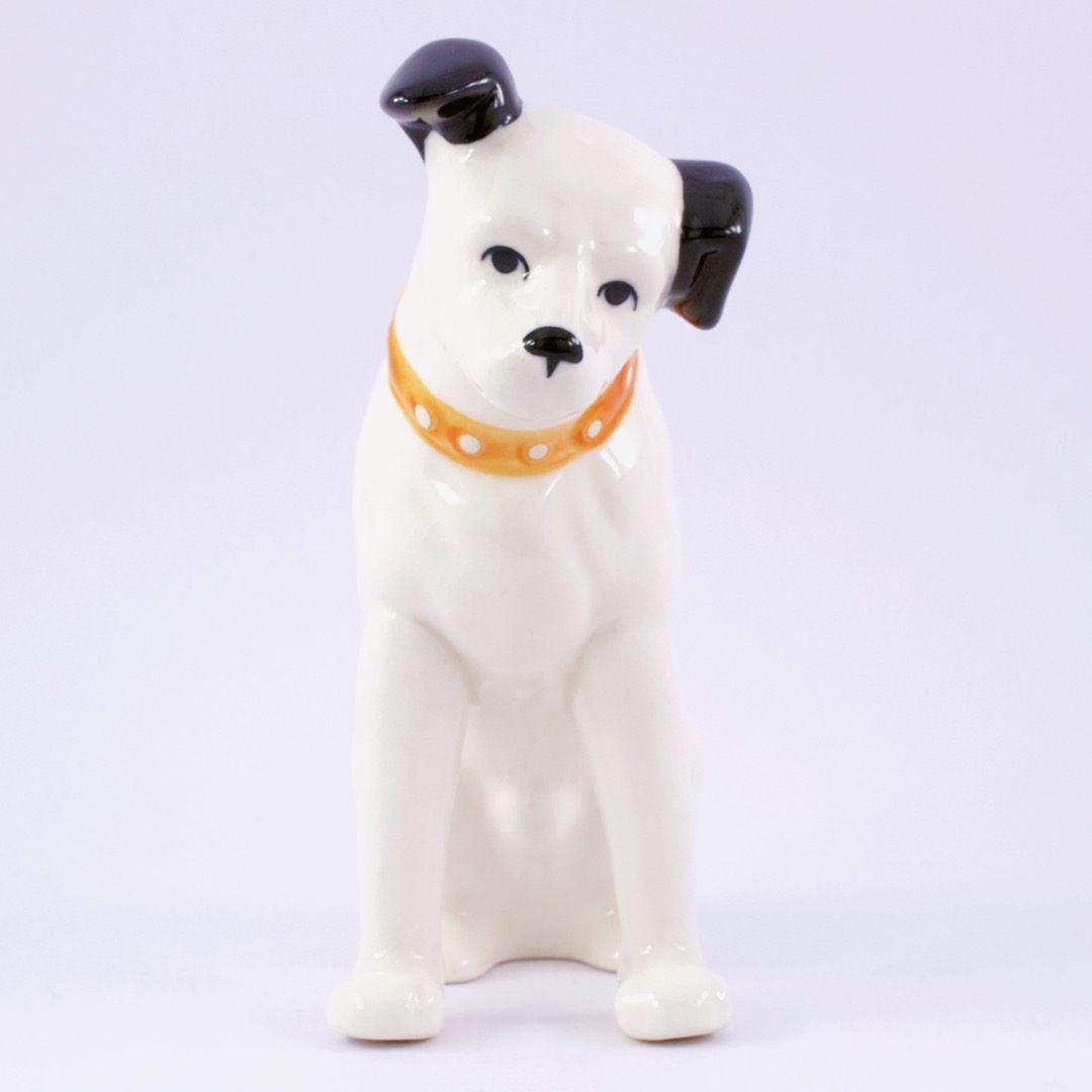 アンティーク ビクター犬（Victor） ニッパー君（Nipper） 陶器 置物