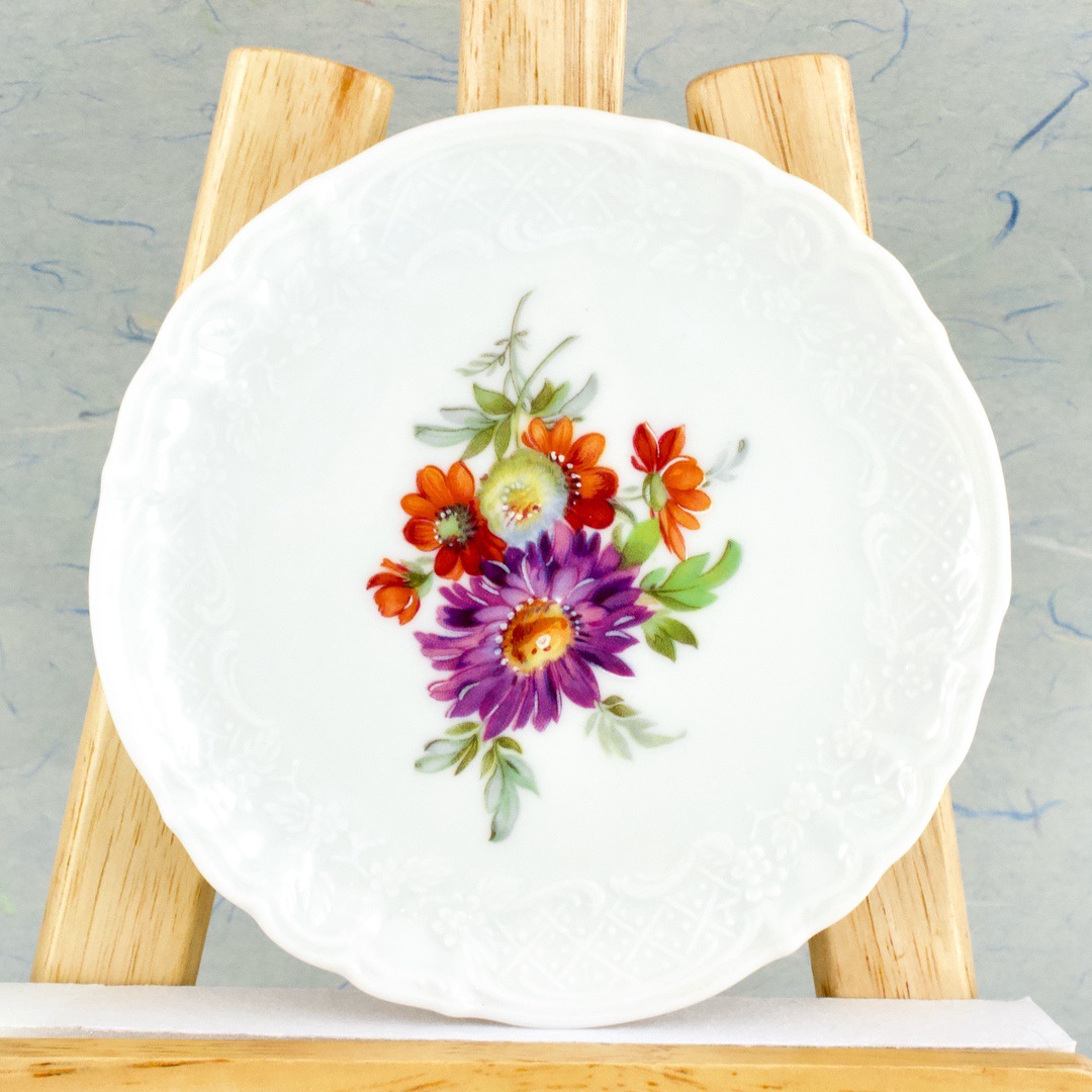 ドイツ カイザー（KAISER） 絵皿 花絵 5枚セット - いずみ洋行の