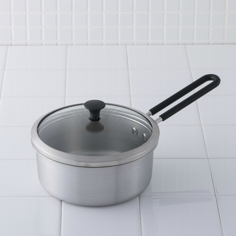 o.e.c. ミニマ 片手鍋15cm(ガラス蓋付): キッチン用品｜貝印公式
