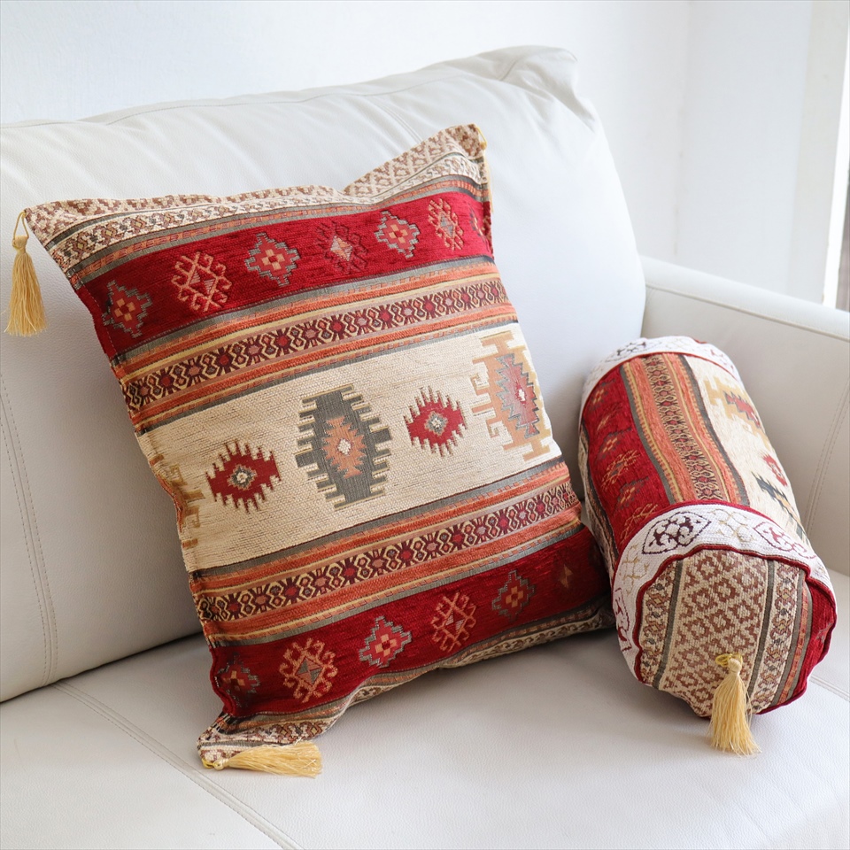 キリムスタイル / クッションカバー 45cm トルコデザイン ベレケット
