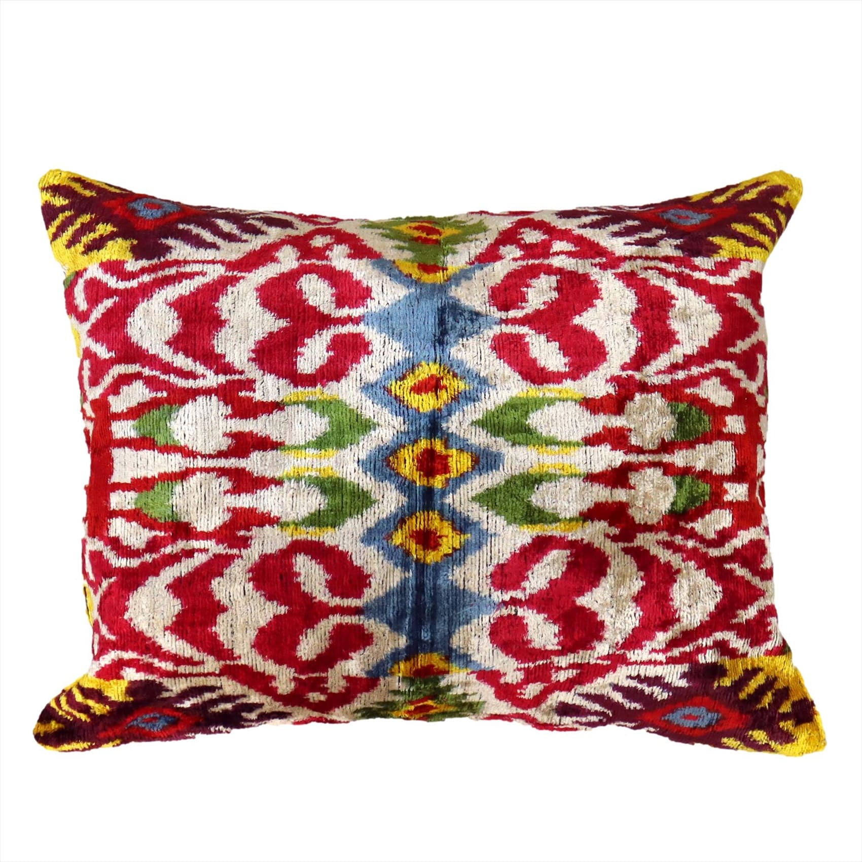 キリムスタイル / ウズベキスタン・アトラス(イカット・絣) クッション