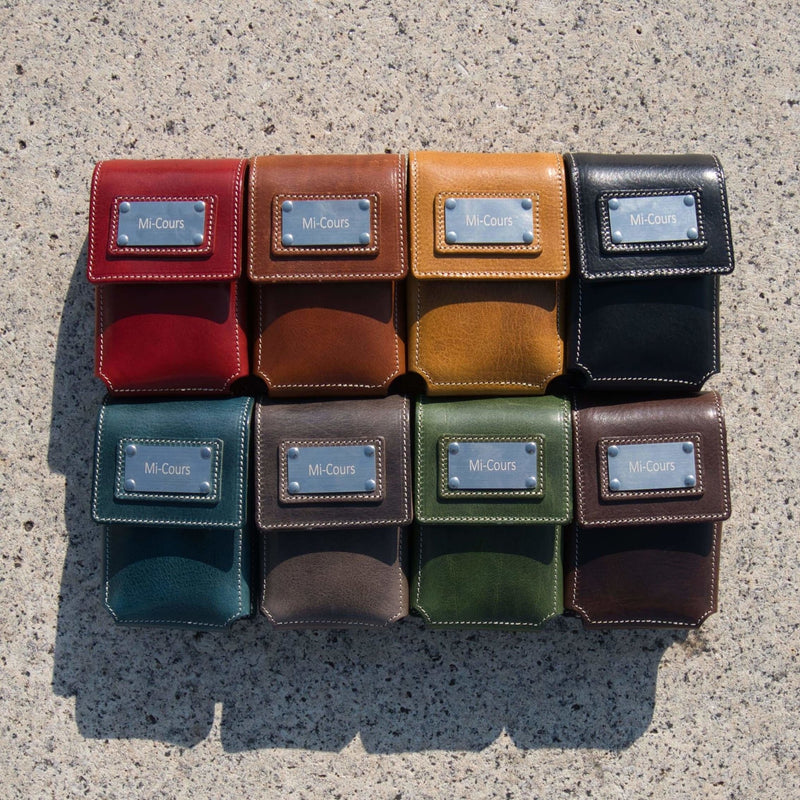 イタリアンレザー・ゴルフ距離計測器ケース – Mi-Cours ミクール