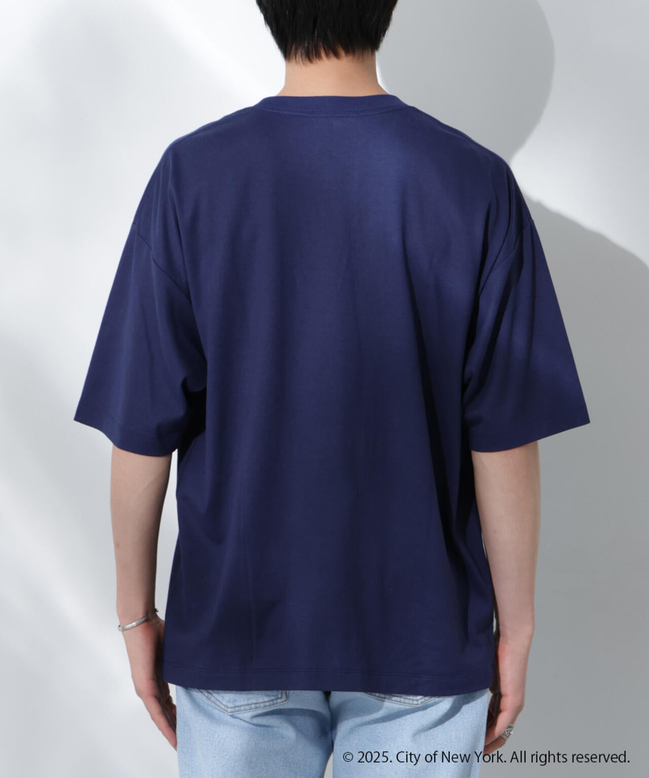 Anti Soaked(R) × NYC スクエア刺繍 汗染み防止 Tシャツ