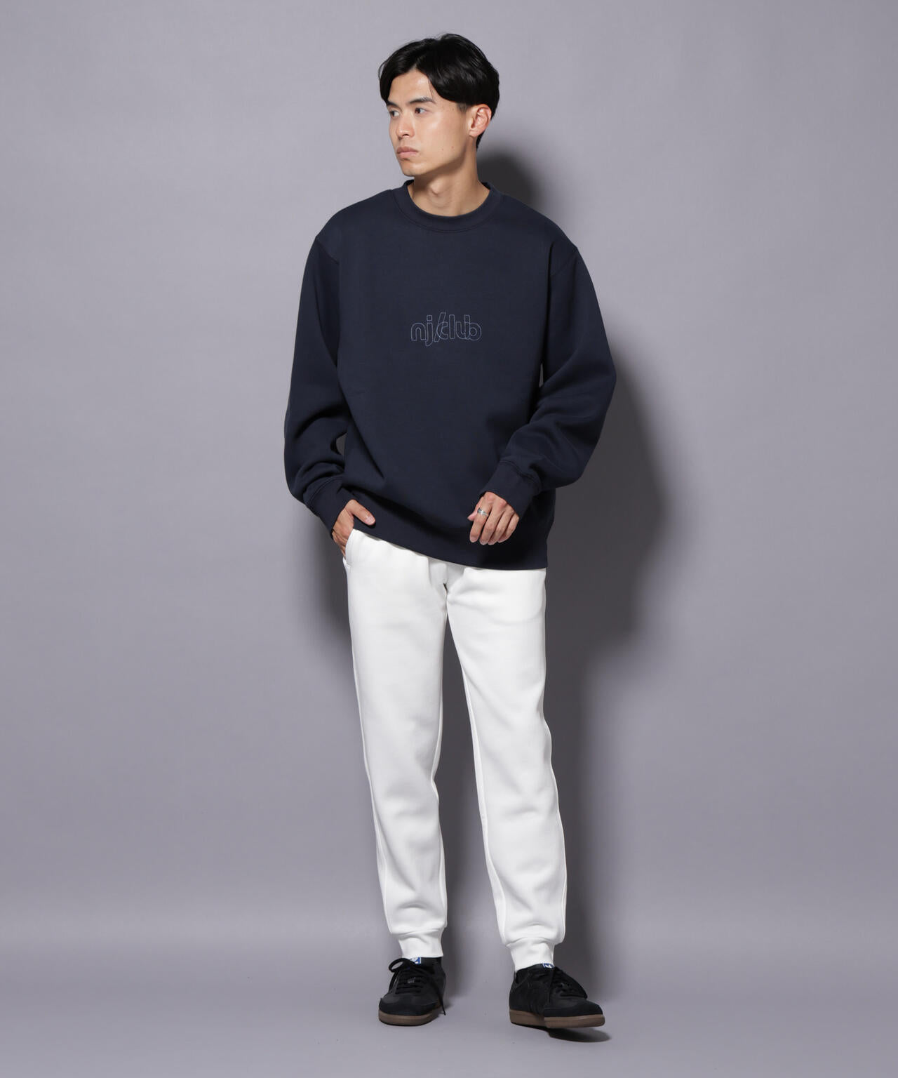 NJ/CLUB｣ コアフリース裏起毛ジョガーパンツ