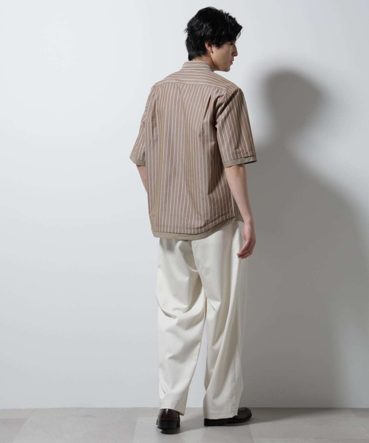WEB限定 / クレイジー ストライプシャツ 半袖 2