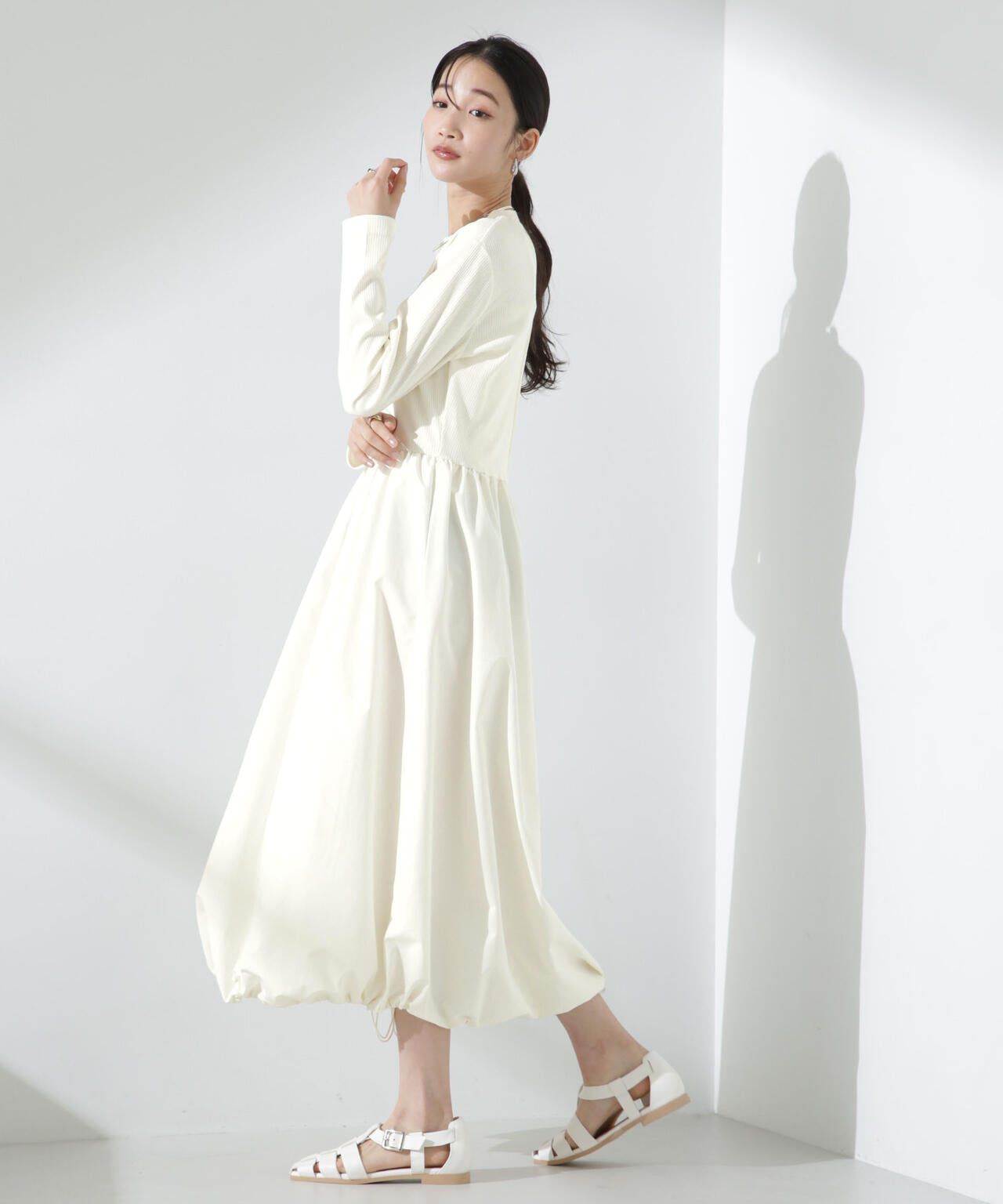 バルーン 2WAY コンビ ワンピース