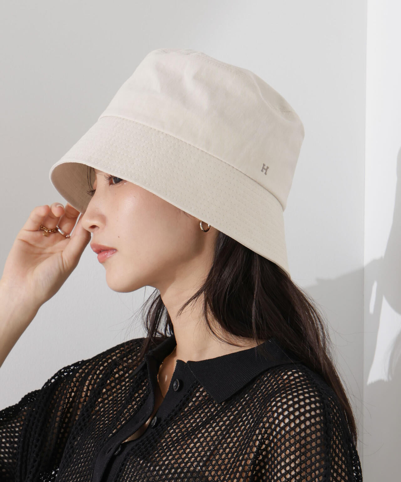 Healthknit / ワンポイント 刺繍 バケットハット