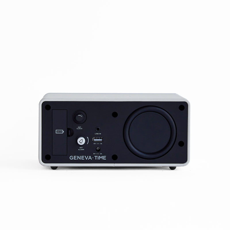 GENEVA TIME｜レトロなデザインのクロック付き高音質Bluetooth