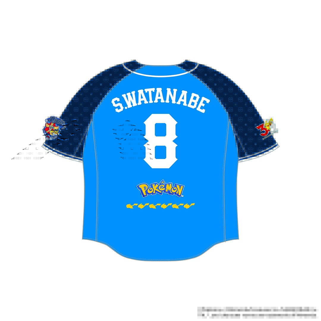受注生産】ポケモン2026 ライオンズ ユニフォームシャツ 背番号あり M