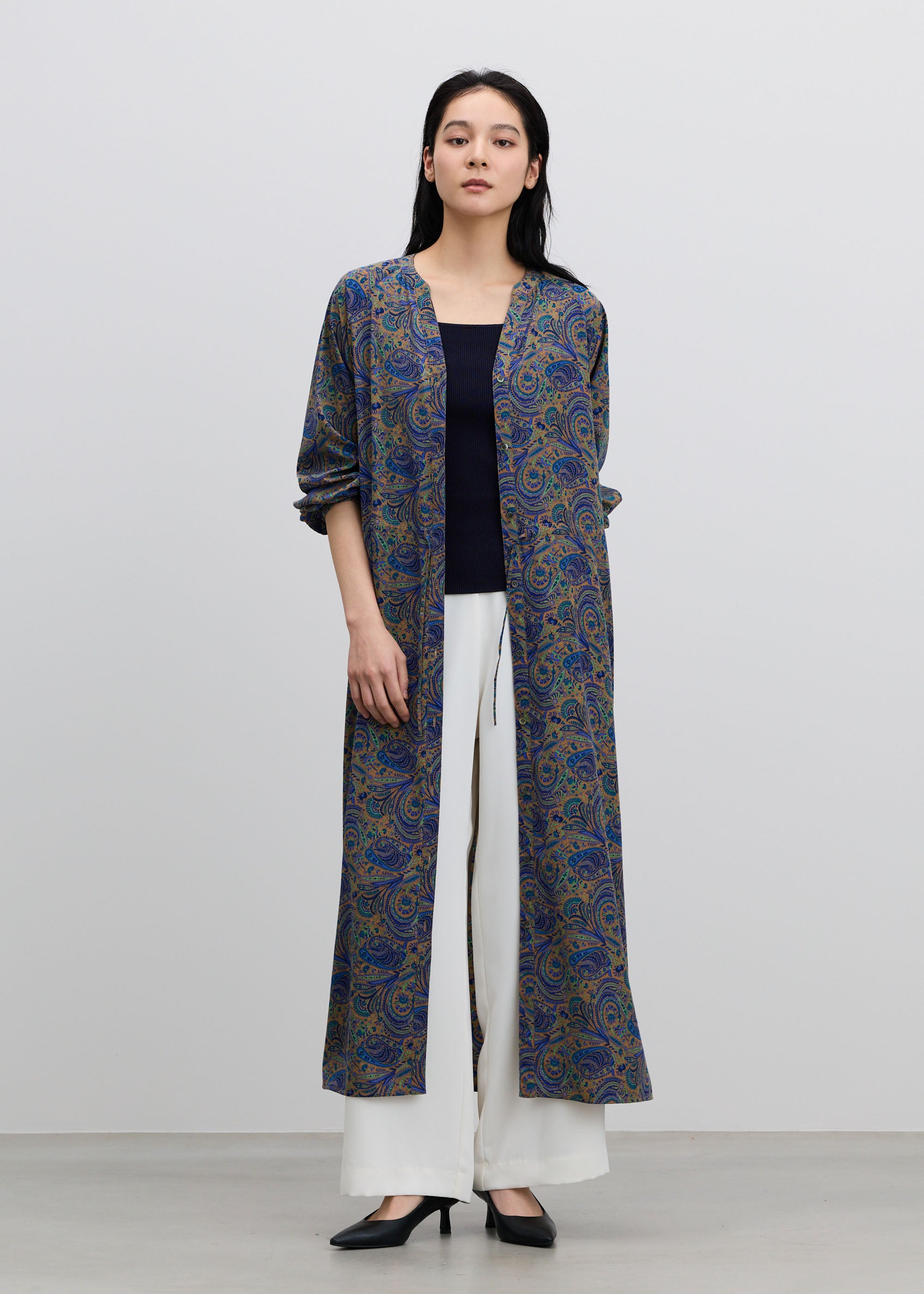 ペイズリー柄ワンピース - SOÉJU online store｜上質な大人の女性の