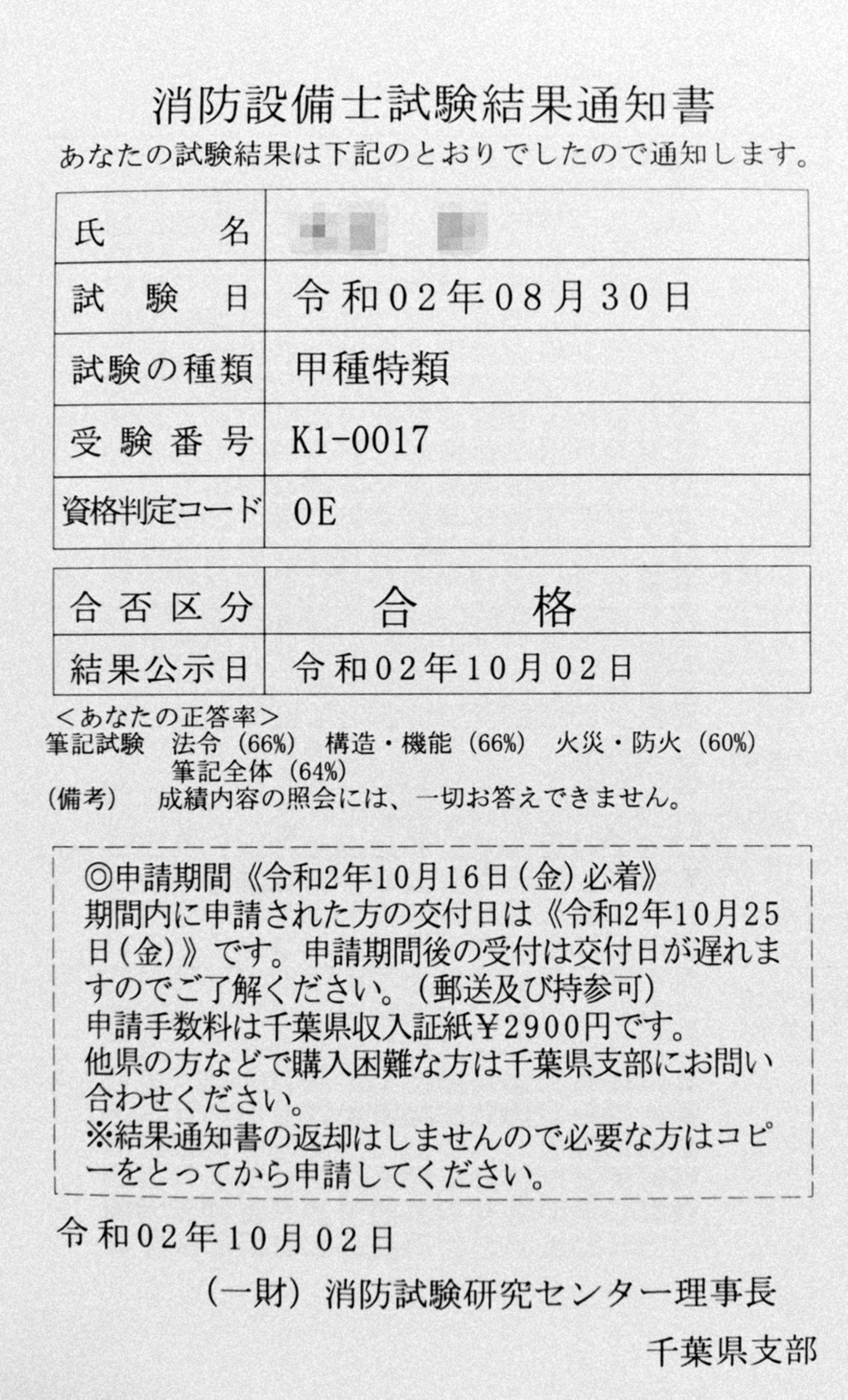 消防設備士 甲種特類 合格体験記 | Su-の資格ブログ
