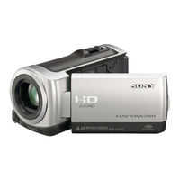 Sony HDR-CX120 Manuals | ManualsLib