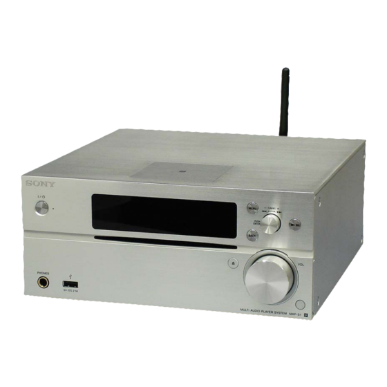 SONY MAP-S1 SERVICE MANUAL Pdf Download | ManualsLib