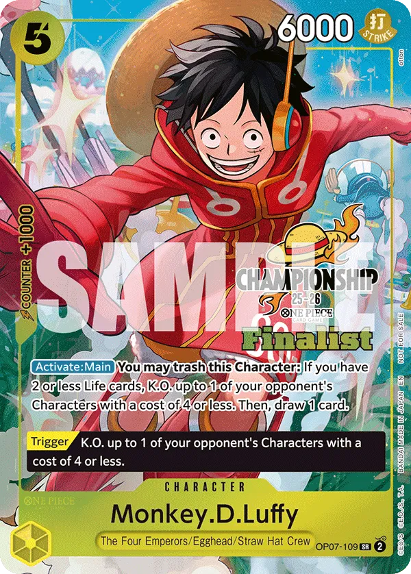 OP07-109 Monkey.D.Luffy One Piece Card Game Card | One Piece Card Game