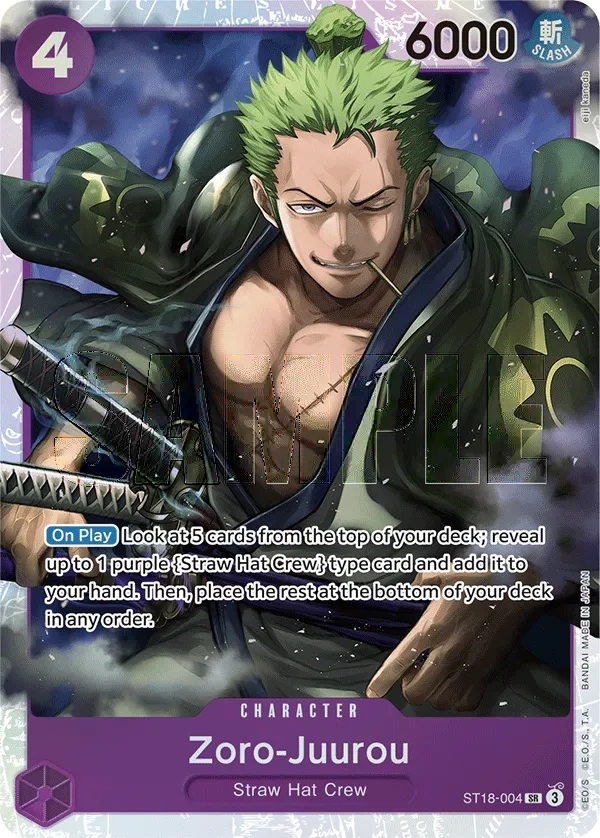 ST18-004 Zoro-Juurou One Piece Card Game Card | One Piece Card Game
