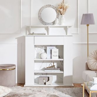 マントルピース ディスプレイ 大理石柄 可動棚 スリム [幅90] | 【公式