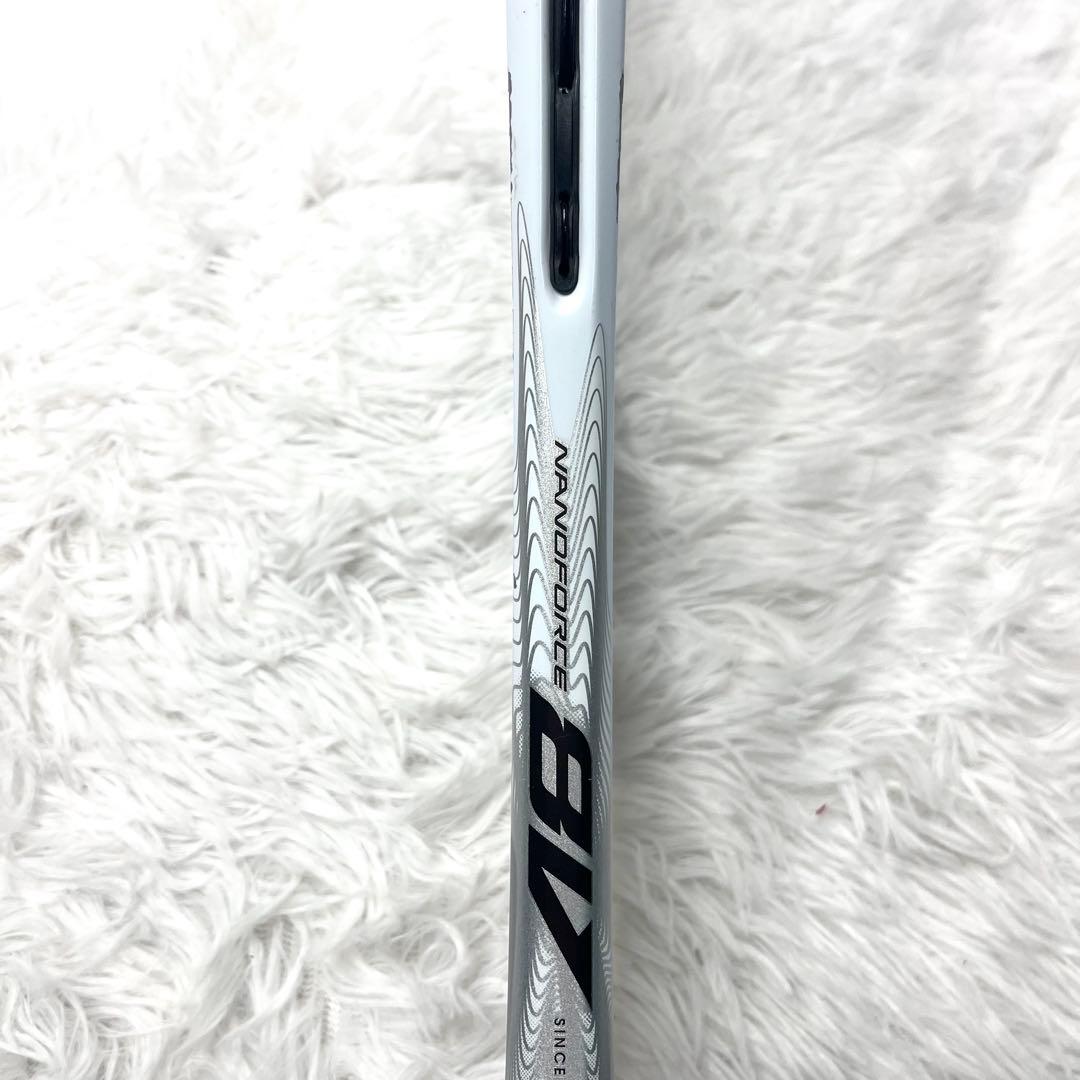 良品】ヨネックス ナノフォース8v REV SL2 ソフトテニス 前衛用 白