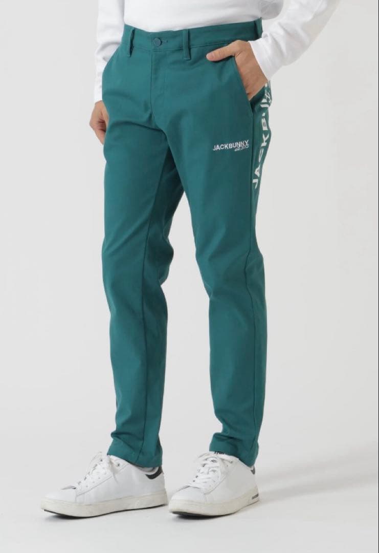 新品 パーリーゲイツ ジャックバニー ストレッチツイルロングパンツ(7