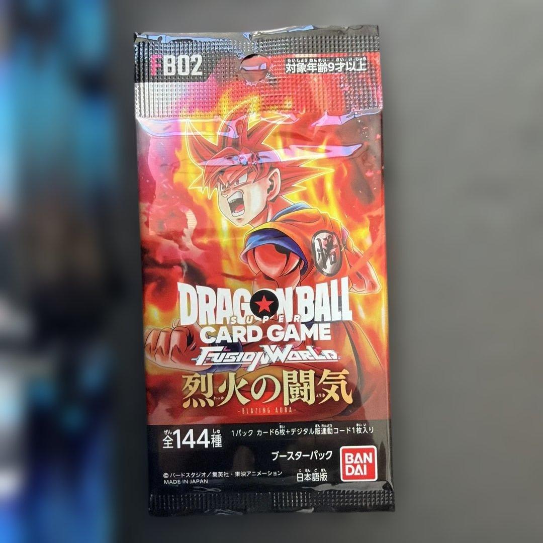 ドラゴンボールカードゲーム〜覚醒の鼓動64パックと烈火の闘気 1パック