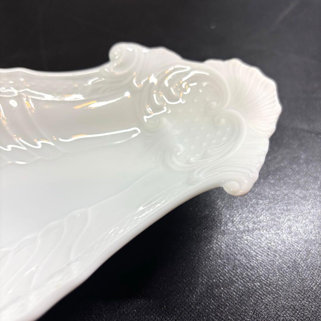 美品】 リチャード・ジノリ ベッキオホワイト ピクルス プレート 皿