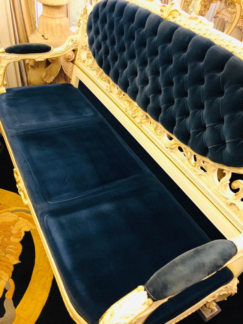 ☆SLICK シリック イタリア家具 サファイアブルー☆ 正規品 - メルカリ