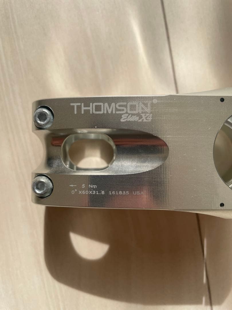 美品 THOMSON Elite X4 ステム 31.8mm シルバー