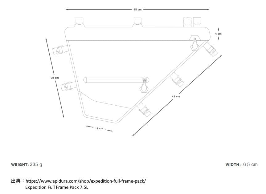 APIDURA エクスペディション フルフレームパック 7.5L
