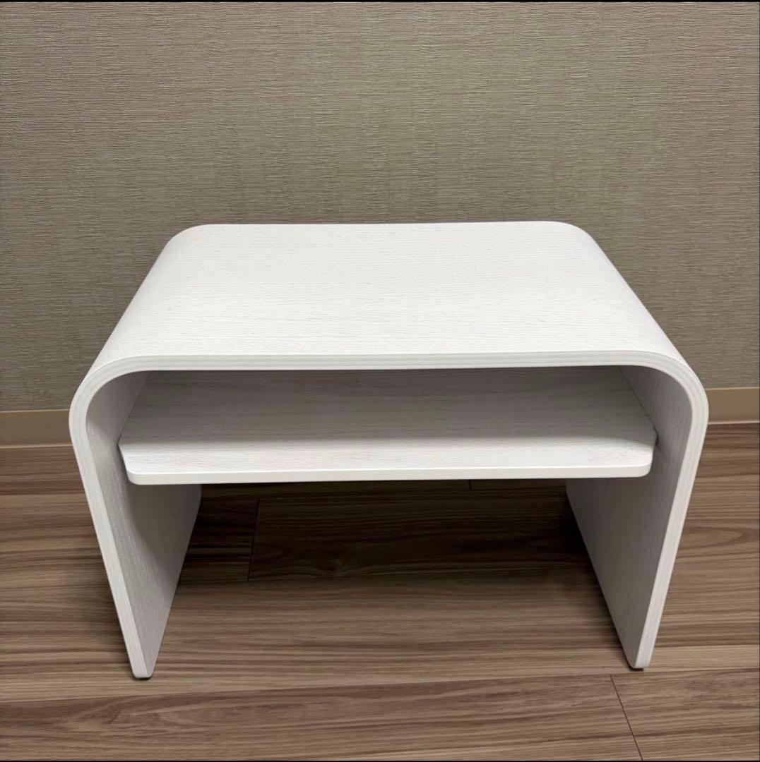 サイドテーブル おしゃれ コの字 2WAY 北欧 韓国 ホワイト - メルカリ