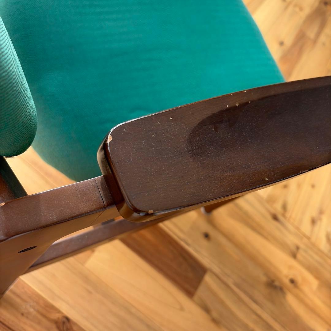 70s オールドカリモク ロビーアームチェア ミッドセンチュリー モダン