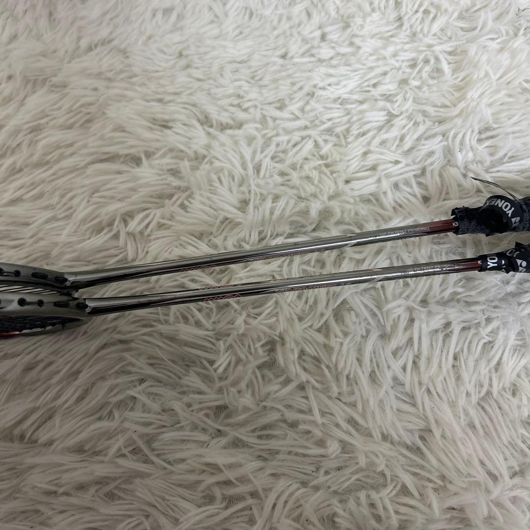 2本セット】MMOA XENEPOWER16 バドミントンラケット シルバー - メルカリ