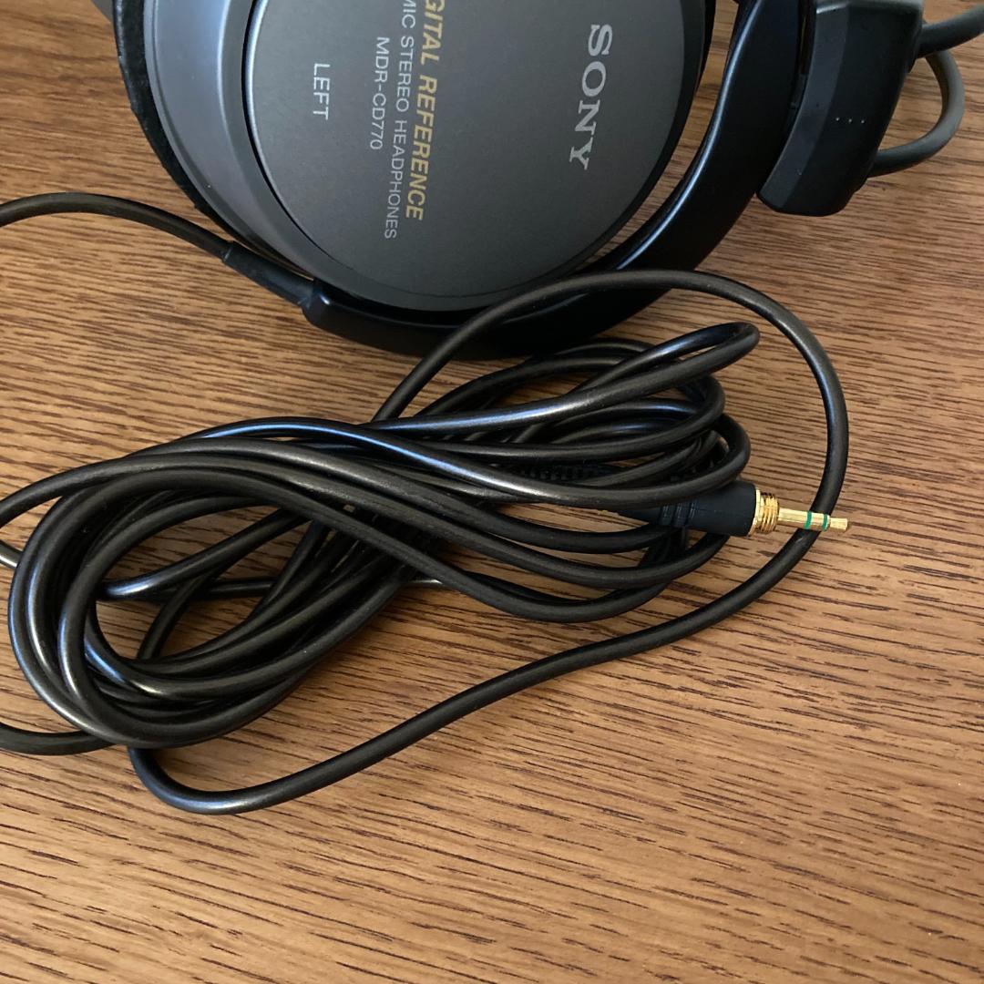 動作確認済み SONY ソニー MDR-CD770 有線ヘッドホン レア - メルカリ