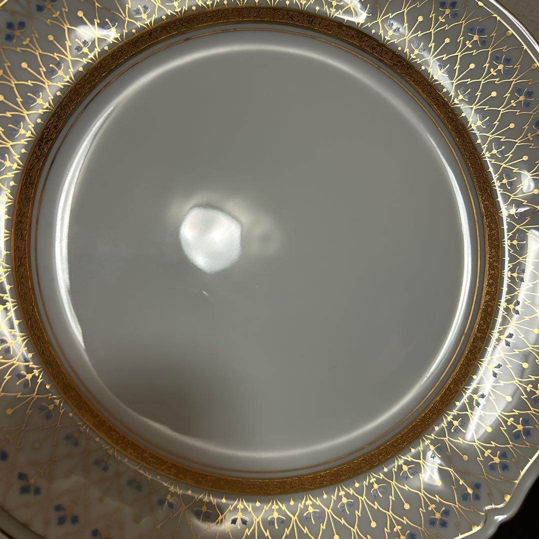 大倉陶園　スイートメモリー　ディナープレート　25.5cm 金彩金蝕