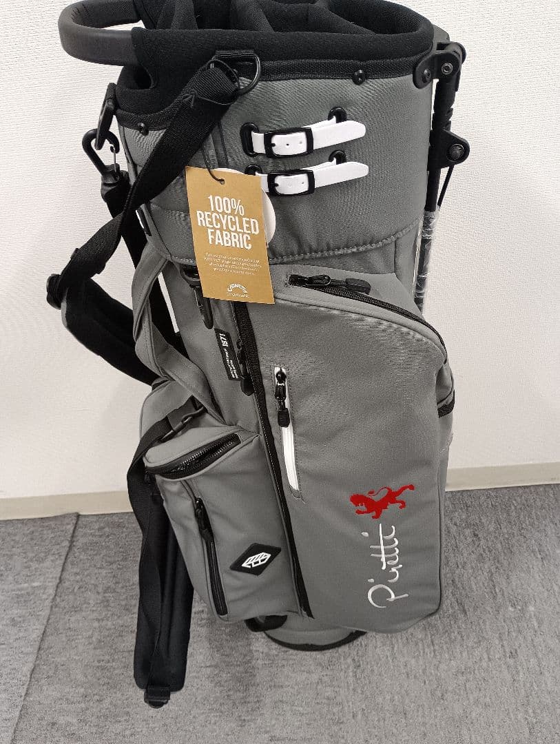 新品 Jones ジョーンズ ピレッティコラボ キャディバッグ グレー Piretti（ピレッティ） ゴルフ スタンド バッグ ジョーンズ x トゥルー