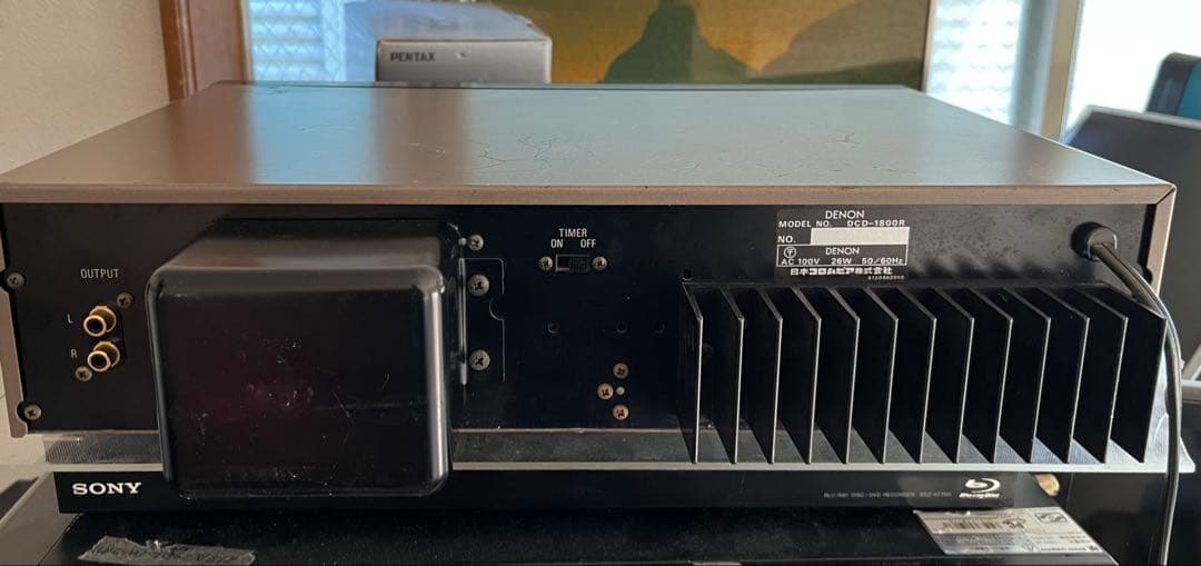 DENON DCD-1800R CDプレーヤ 通電確認済み 整備ベース本体 - メルカリ