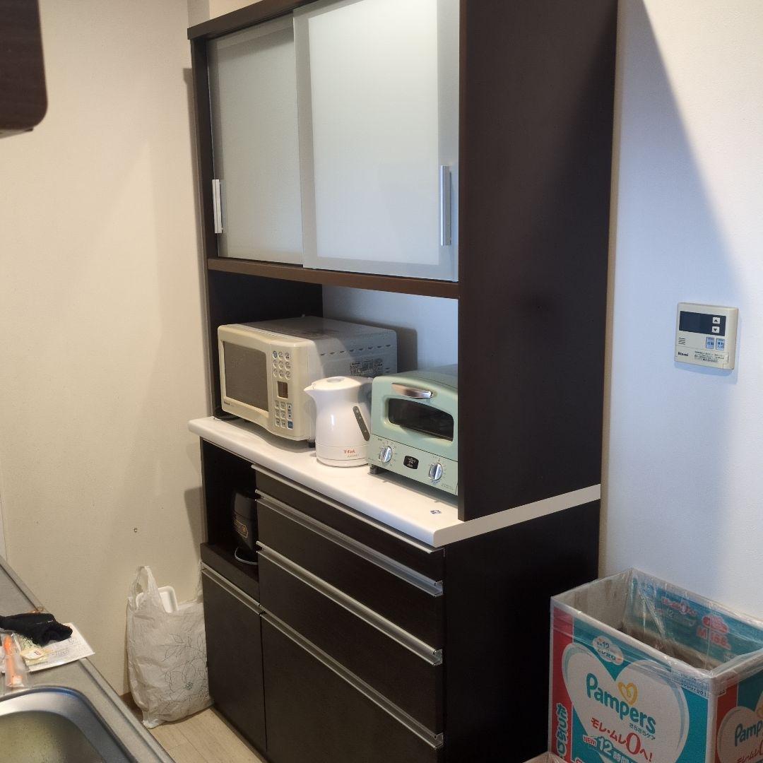 松田家具 Nクラッチ ダークブラウン 食器棚 - メルカリ