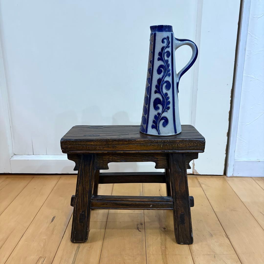 ☆アンティーク☆古道具 木製 スツール ベンチ 花台 踏み台 - メルカリ