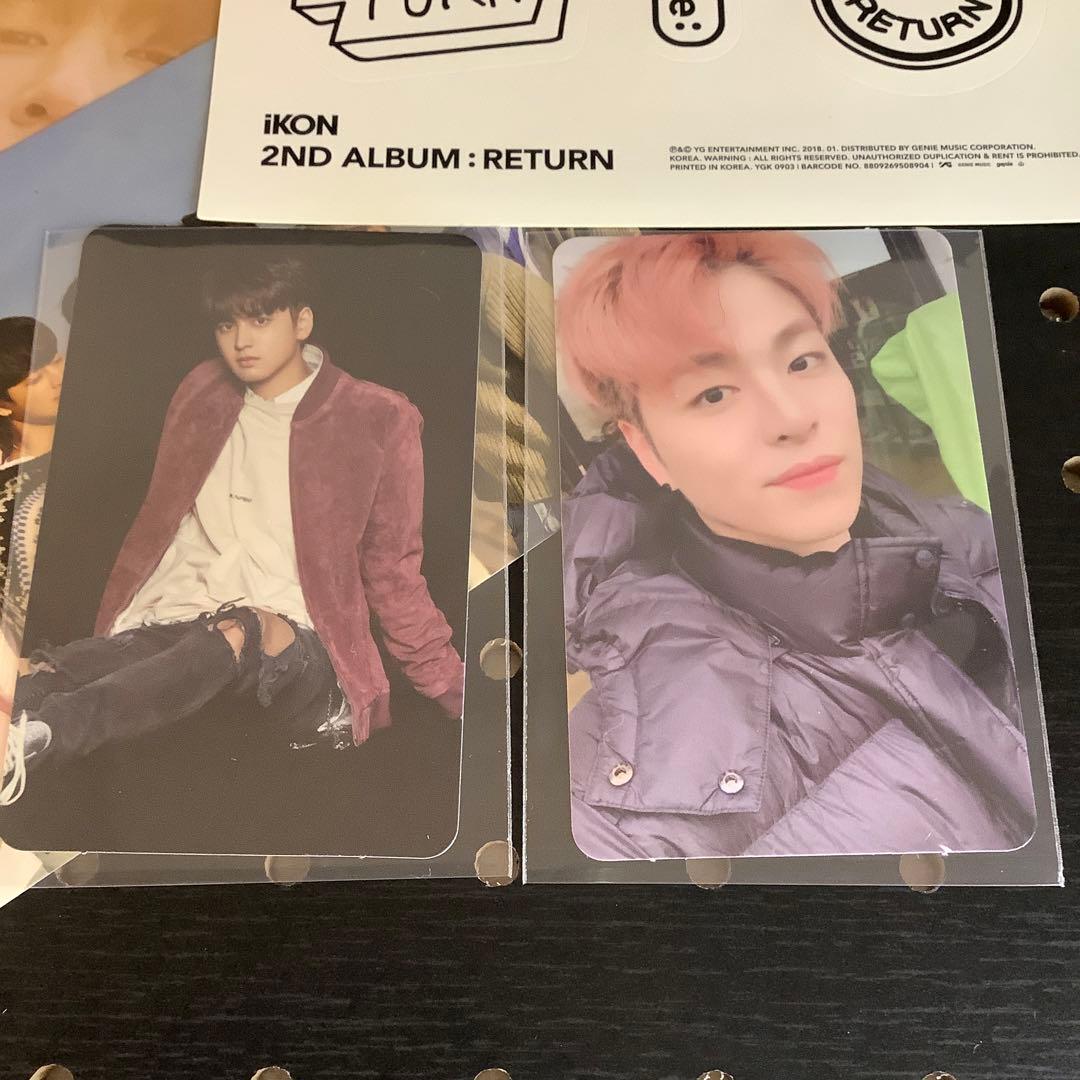 iKON 「RETURN 黒ver. 」トレカ等特典付き（チャヌ／ジュネ） - メルカリ
