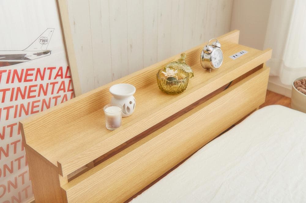 《新品・送料無料》【シングル】Coroa フロアベッド（マットレス付き）