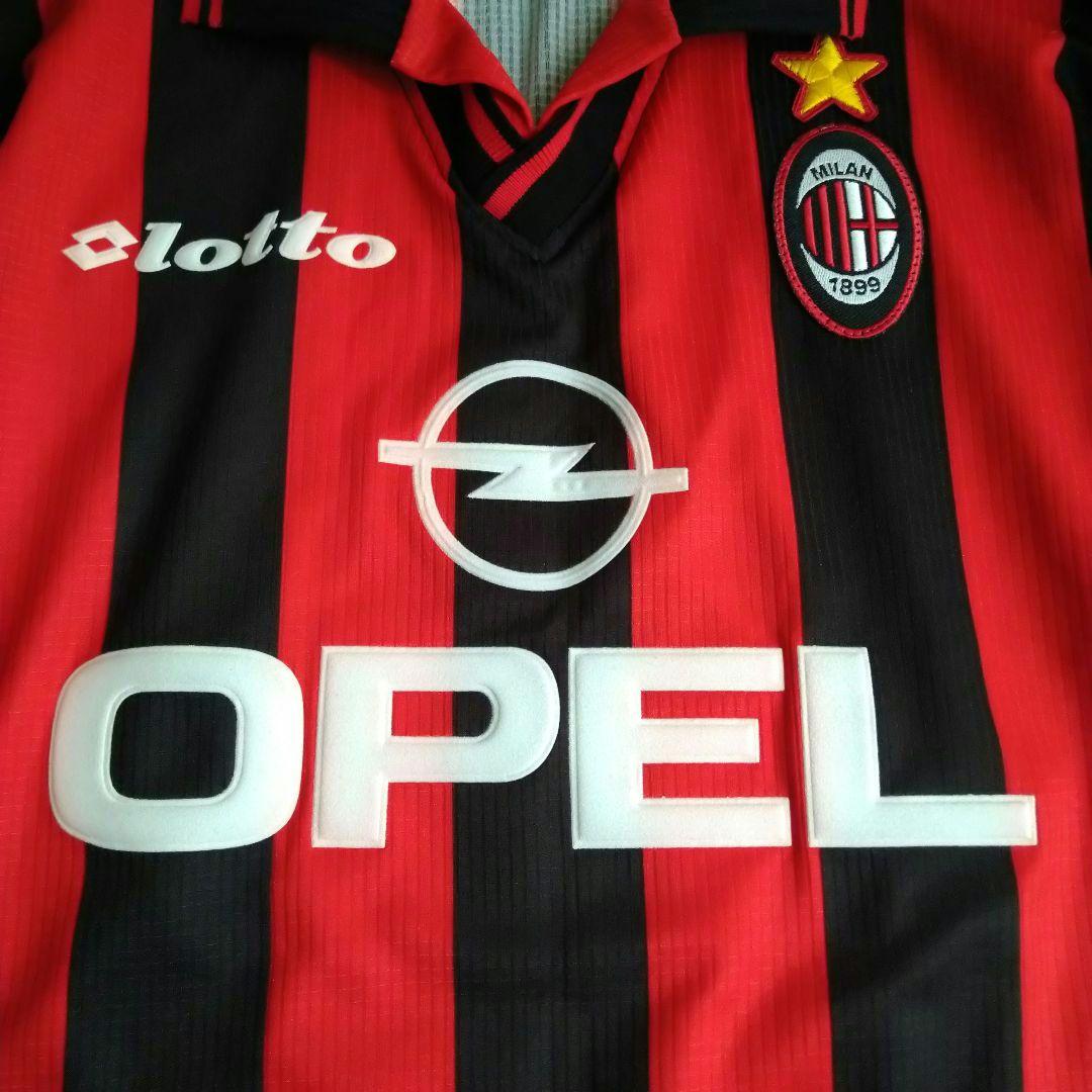美品】ACミラン Lotto ユニフォーム 3番 マルディーニ opel - メルカリ
