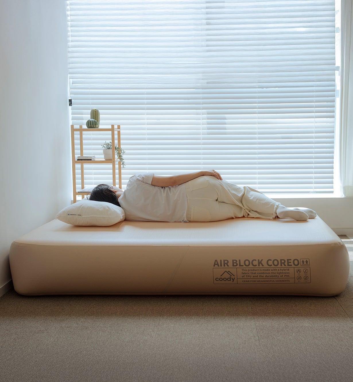 軽く、強く、そして心地よく coody新型エアベッドAIRBLOCK COREO