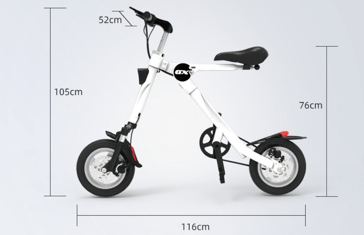 ワンタッチでスマートな折りたたみ電動アシスト自転車 BORNTORUN GX