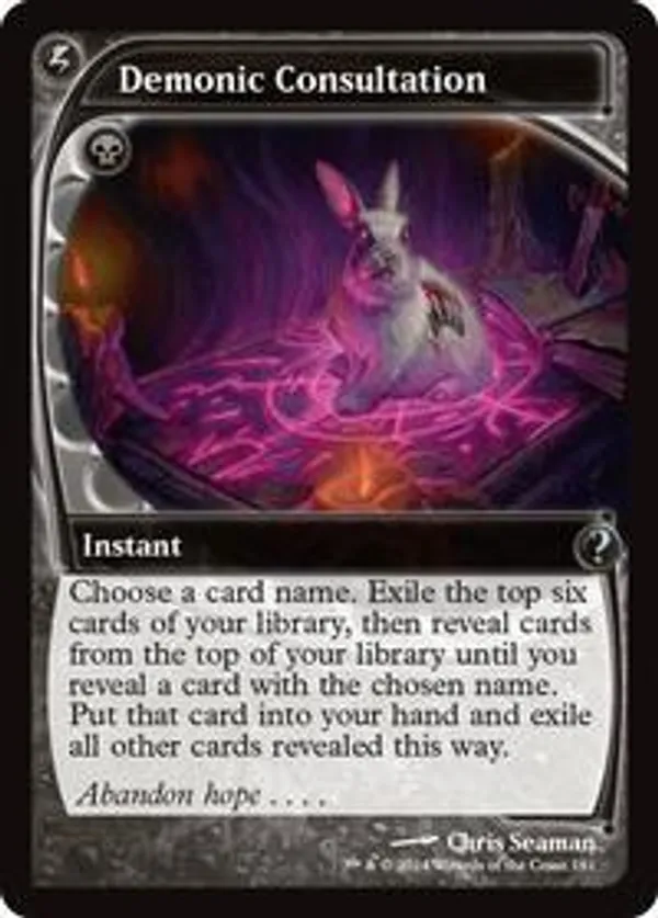 Demonic Consultation (Future Sight) • Mystery Booster 2 (MB2) #181